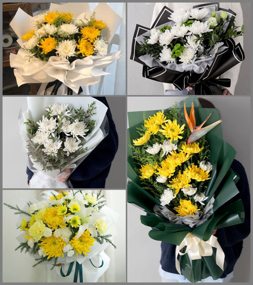 江苏泰州泰兴市珊瑚镇祯祥村白事花束代送